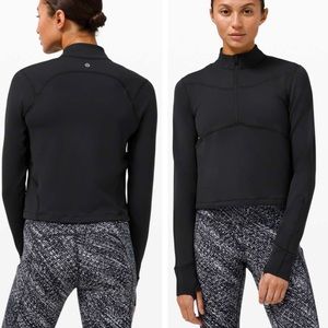 lululemon athletica Black Active Half-Zip Jacket
